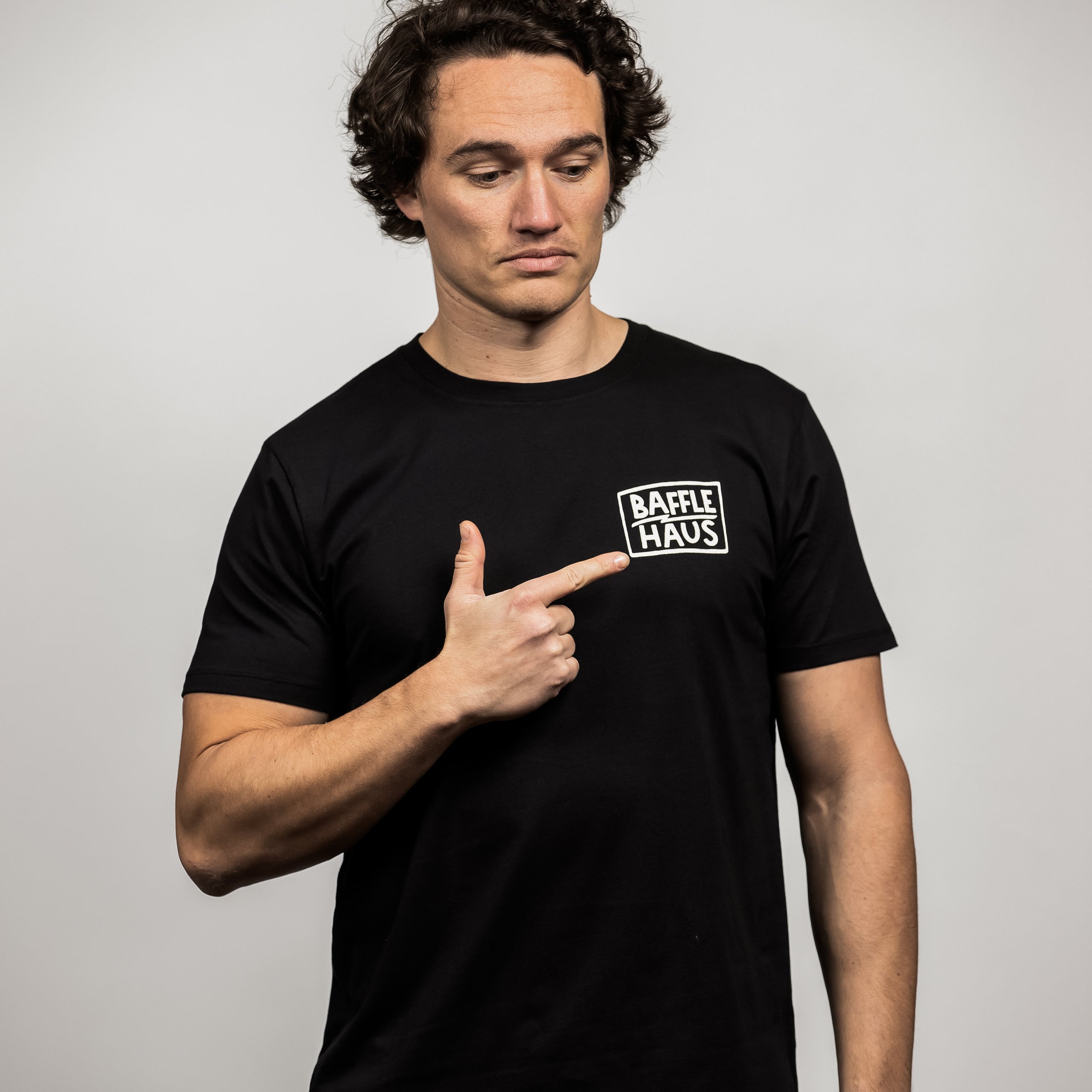 Baffle The Staple Tee Black Baffle Haus