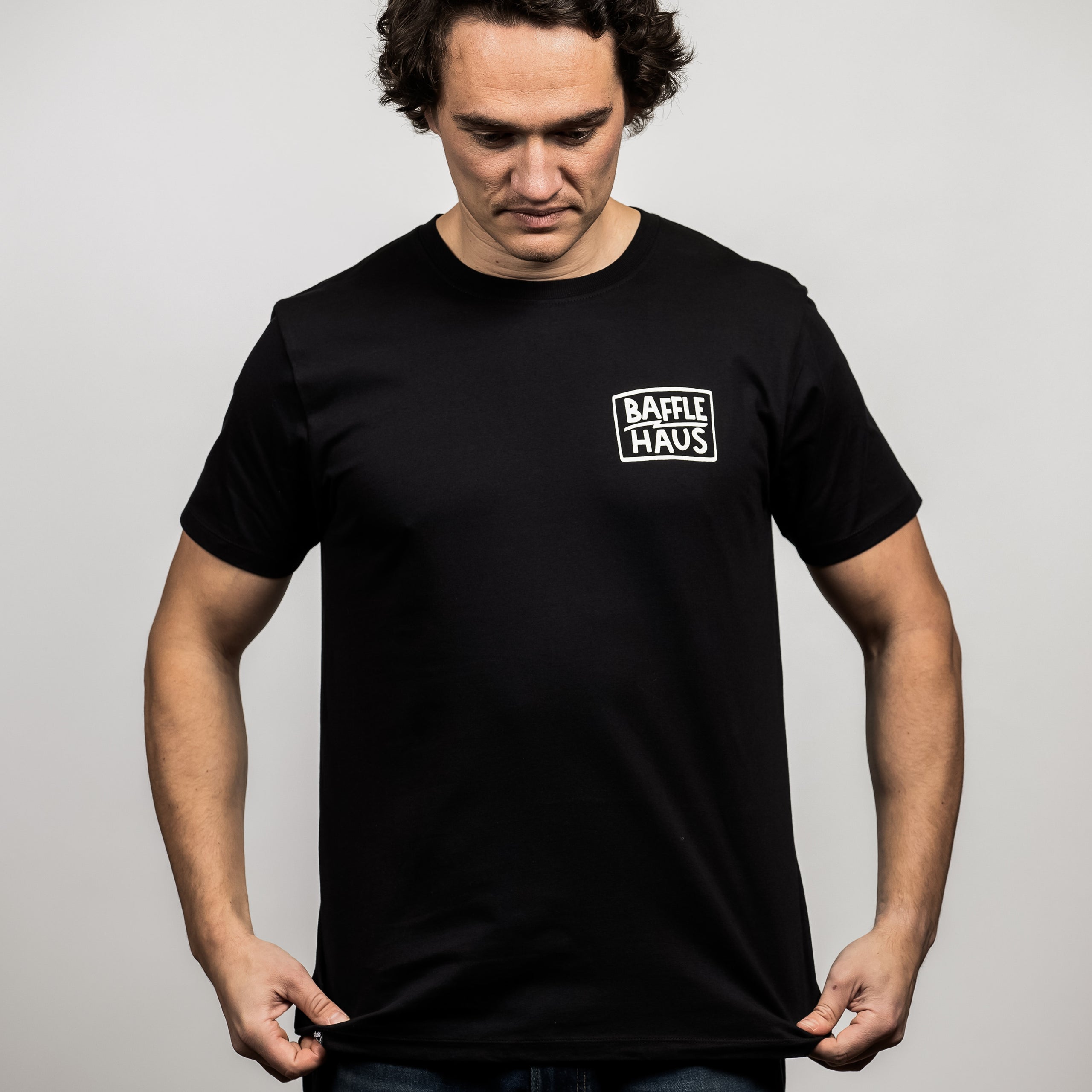 Baffle The Staple Tee Black Baffle Haus